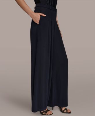 Women's Pleated Zip-Fly Pants