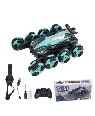 8WD Gesture Control RC Stunt Car with 360° Spins, Drifting, Fog & Light Effects