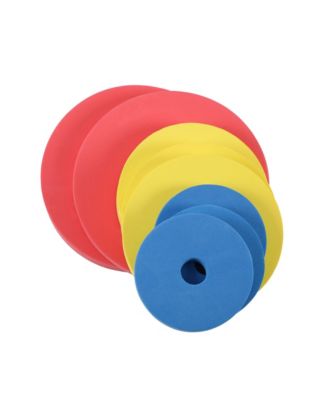 Kids Weight Bench Set with 35" Bench & Adjustable Headrest, Multicolor