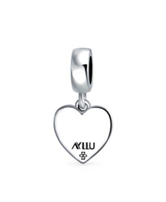 Heart Pride Gay Rights Dangle Charm Bead Sterling Silver Fits European Bracelet