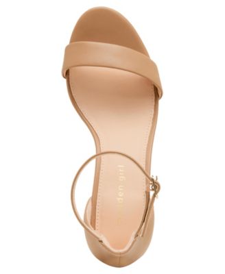 Ileana Two-Piece Block-Heel Sandals