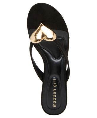 Women's Heartbeat Embellished High-Heel Thong Sandals