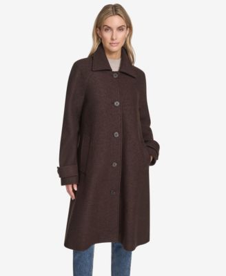 Women's Jupiter Wool Blend Balmacaan Coat