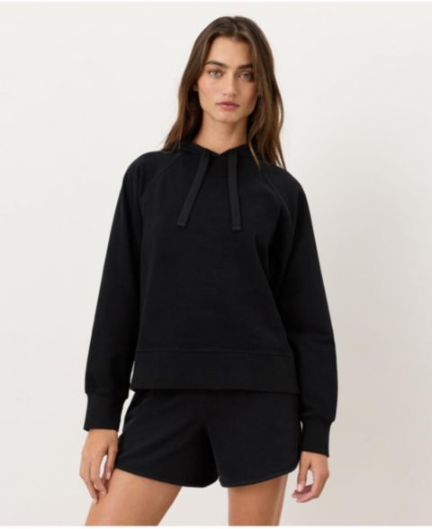 Женское худи Pact Organic Cotton Cloud Knit, цвет: Чёрный