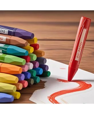 12/18/24/36 Colors Art Drawing Set, Washable Multicolor Crayons, Student Oil Painting Stick Suit, School Art Supplies