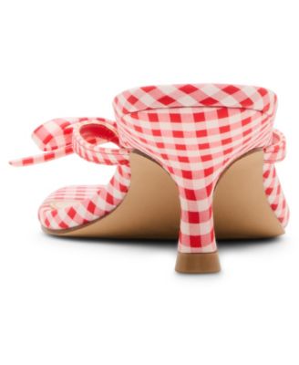 Charlotte Kitten-Heel Bow Dress Sandals