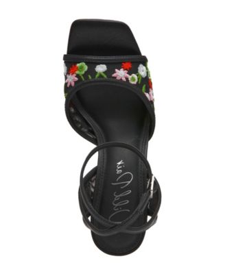 Erynn Dress Embroidered High Heel Sandals, Exclusively at Macy's