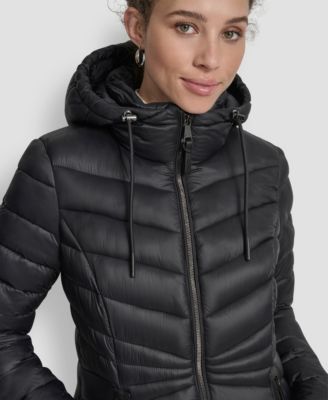 Women's Stand Collar Zipper-Front Coat