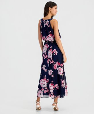 Women's Floral Print Maxi Dress