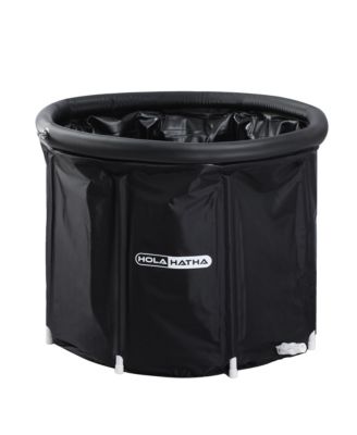 120 Gal Cold Water Ice Bath Tub, Portable Plunge Recovery Tub with Lid