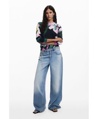 Women's Fine floral sweater