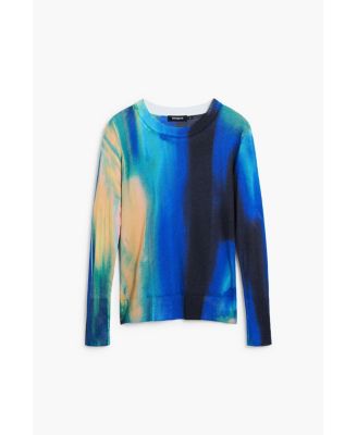 Women's Fine vertically gradient sweater