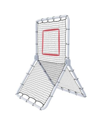 Baseball/Softball Rebounder Net, 3.5' x 6', Pitchback Trainer, Fielding Practice, 5 Adjustable Angles