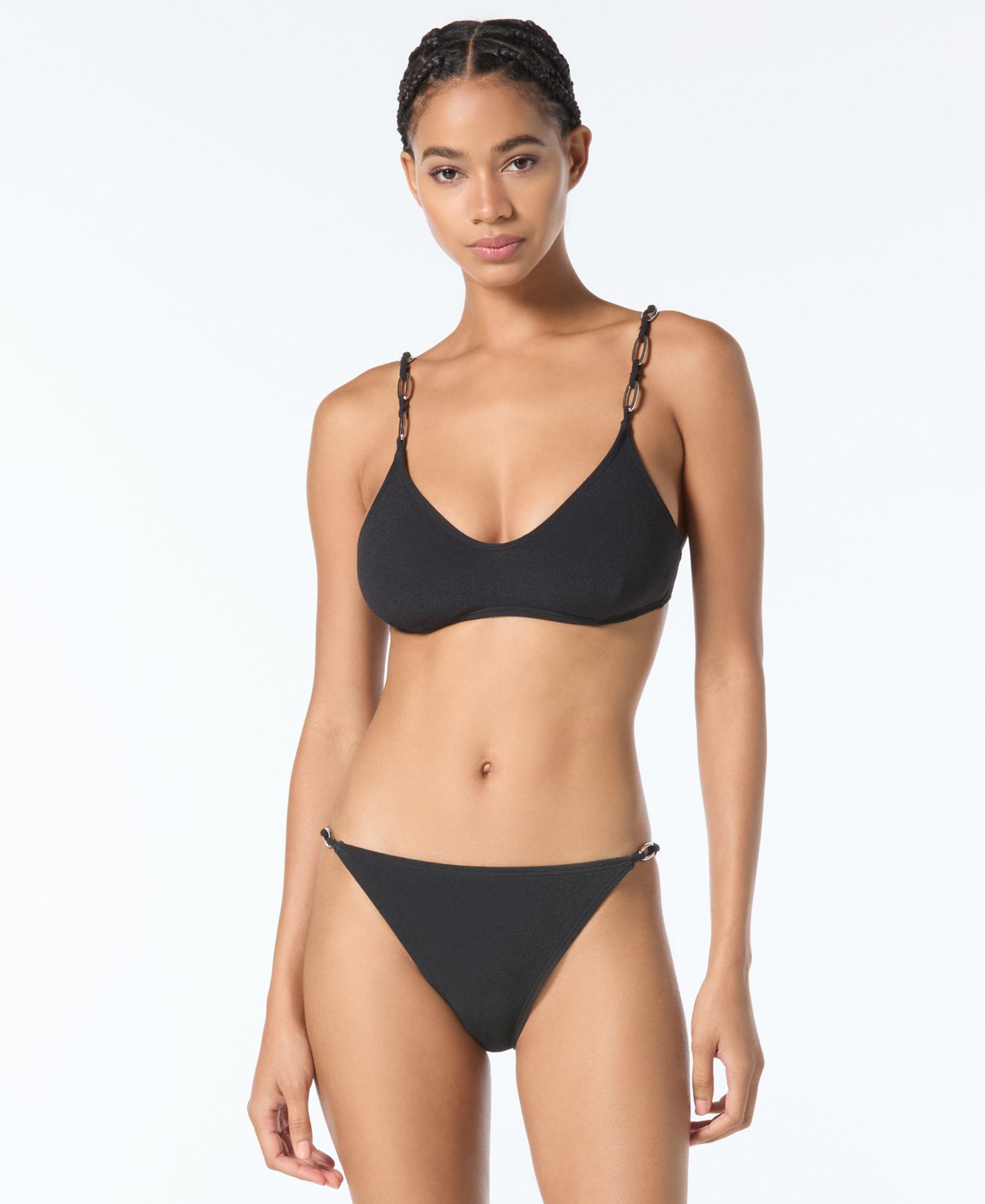 Women's Oval Link Full Coverage Swim Bottoms