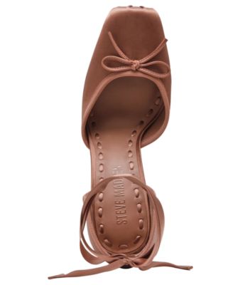 Women's Larina Lace-Up High-Heel Ballet Pumps