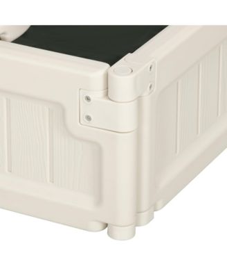 Kids Outdoor Backyard box with Covering Liner, for 3-12 years old