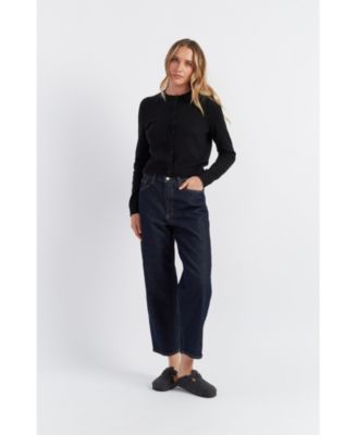 Women's Pure Cashmere Summer Cropped Cardigan