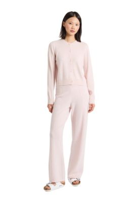 Women's Cropped Wool-Cashmere Cardigan