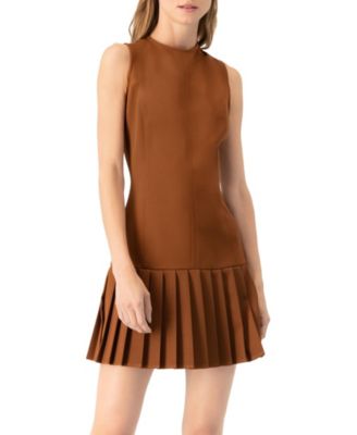 Women's Pleated Women;s Short Dress