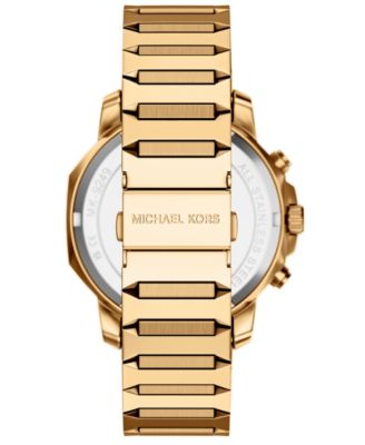 Men's Prescott Chronograph Gold-Tone Stainless Steel Watch, 44mm