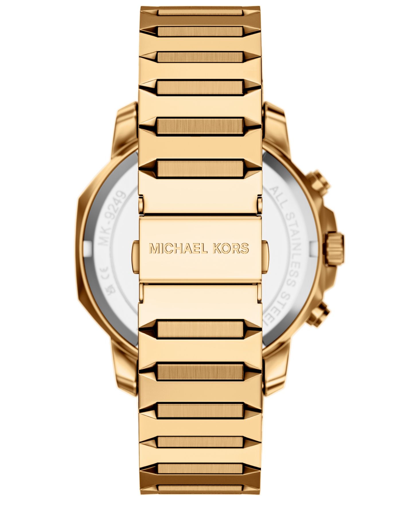 Мужские часы Michael Kors Prescott Chronograph Gold-Tone Stainless Steel Watch, 44mm — фото 2