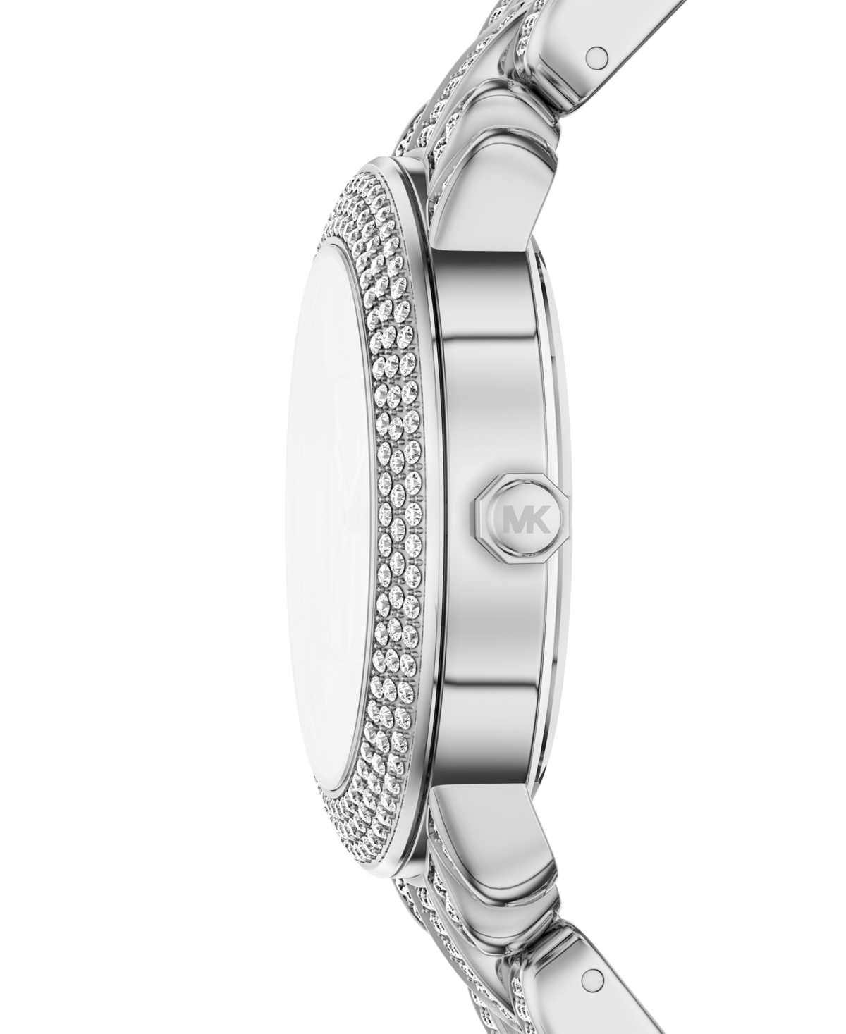 Michael Kors Women's Phoebe Three-Hand Silver-Tone Stainless Steel Watch, 36mm