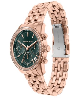 Women's Bryant Chronograph Rose Gold-Tone Stainless Steel Watch, 35mm
