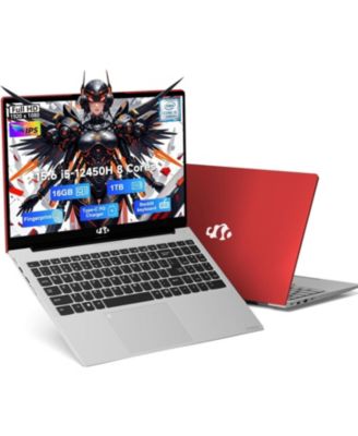 15.6" FHD IPS Laptop, 8 Cores Intel i5-12450H 32GB RAM 1TB SSD WiFi 6