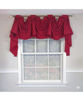 Classic Twil 3-S Victory 100% Cotton Tab Top Swag Window Curtain 54" x 25"