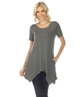 Women’s Short Sleeve Swing Tunic Top