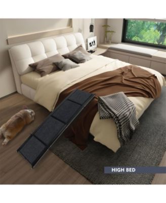 Dog Ramp with Non-Slip Surface, Up to 250LBS in Black