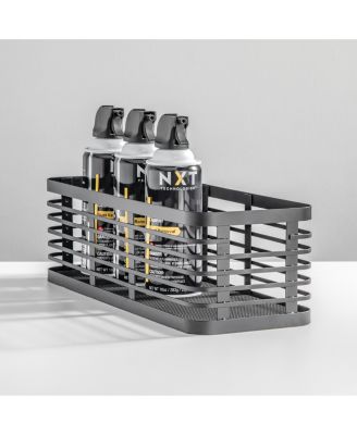 Metal Pantry Basket with Handles - Set of 4 - Matte Black