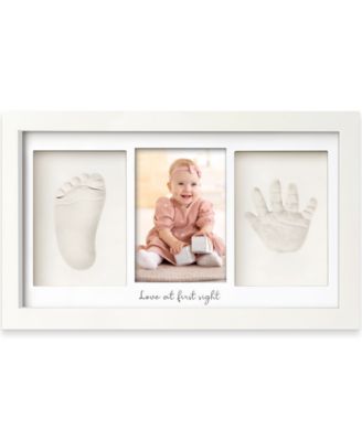 Duo Baby Hand and Footprint Kit, Baby Handprint Kit, Newborn Photo Frame, Baby Keepsake for New Mom
