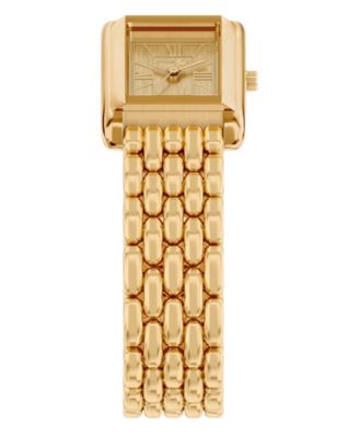Women's Essex Three-Hand Gold-Tone Stainless Steel Watch, 20mm