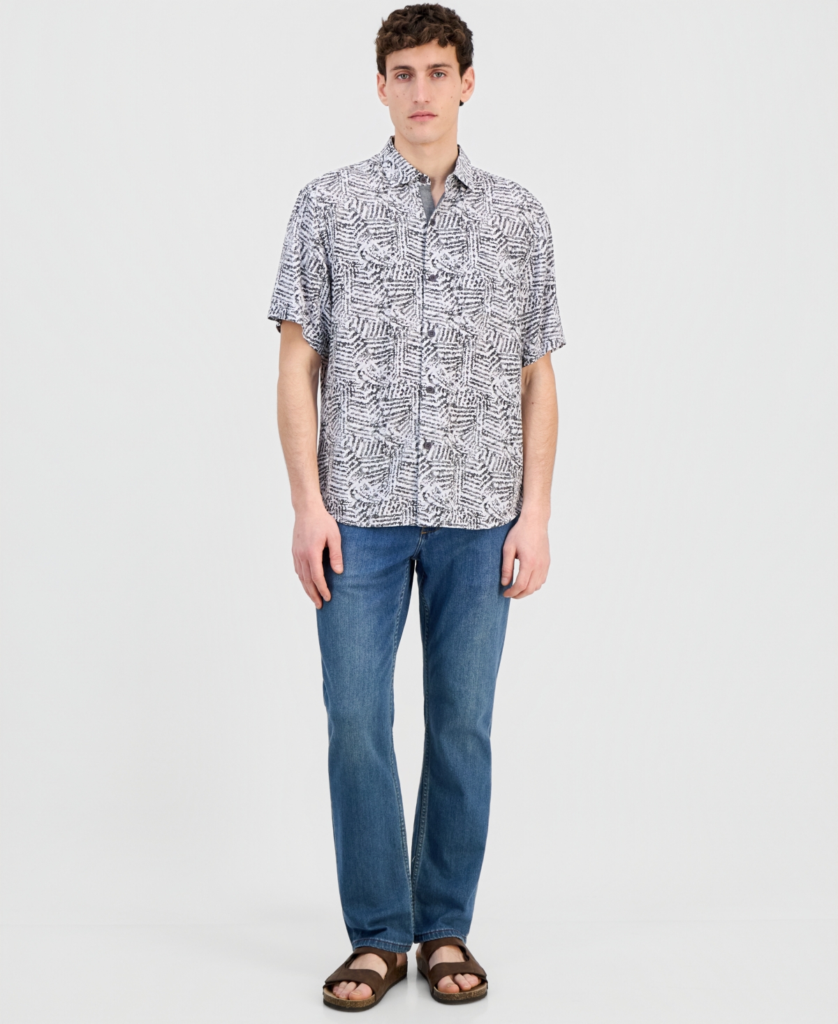 Tommy Bahama Men's Veracruz Sands Island Echo Short-Sleeve Shirt