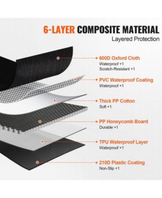 Waterproof Dog Car Seat Cover for Back Seat, 51.2 x 27.6 in, 600D Heavy-Duty Protection for SUV