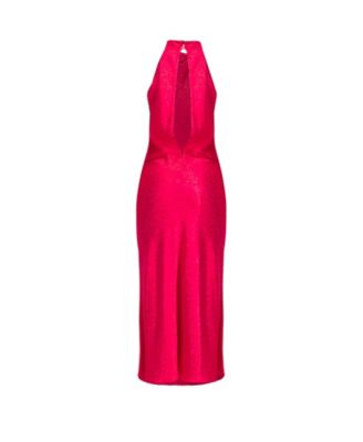 Women's Halter Neck Sleeveless Maxi Dress
