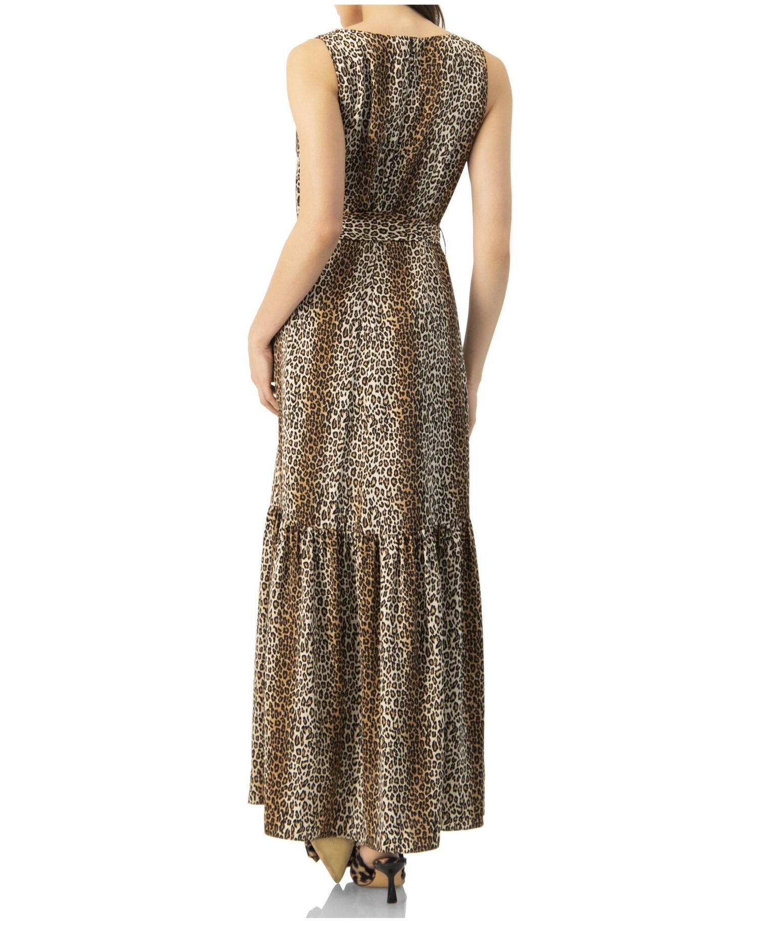 Women's Animal Print Maxi Dress