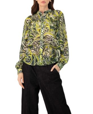 Women's Printed Round Neck Blouse
