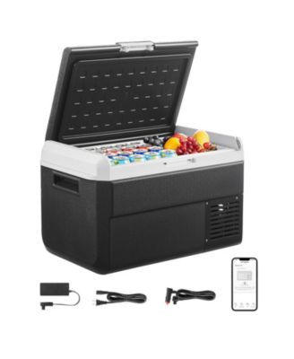 42.3QT/40L Car Refrigerator Freezer, -4&deg;F to 68&deg;F, 12/24V DC & 100-240V AC, Portable Compressor Cooler