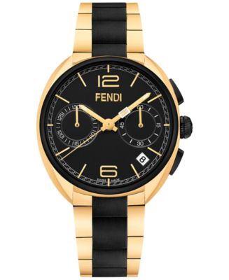 FENDI Timepieces Unisex Swiss Chronograph Momento Two-Tone
