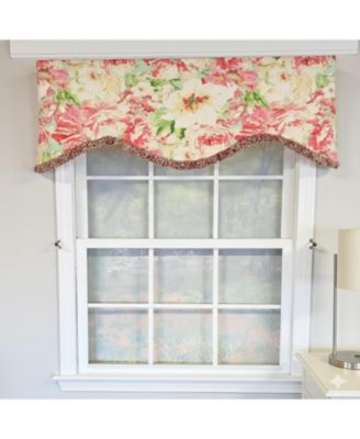Angeline Cornice 100% Cotton Rod Pocket Lined  Window Valance 50" x 17"