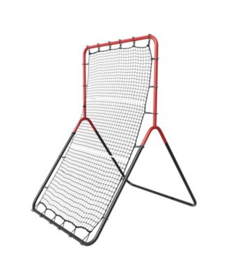 Baseball/Softball Rebounder Net, 3' x 4.5', 3-Way Pitchback Trainer, Fielding & Throwing Practice