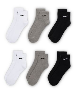 Men's Cotton Quarter Socks 6-Pack