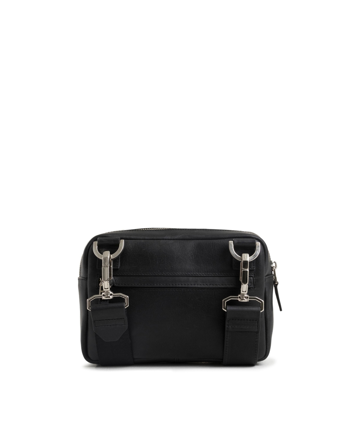 Velez Bright Leather Crossbody Bag with Suede Detail