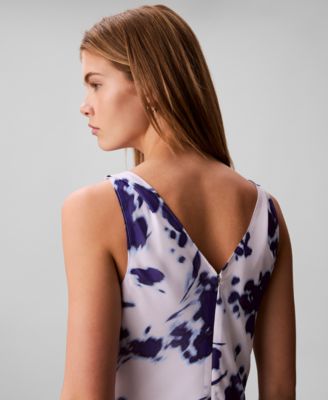 Women's Printed Sleeveless Dress