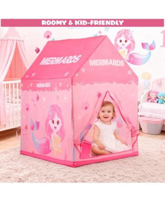 Mermaid Themed Play Tent for Kids, Playhouse for Indoor & Outdoor