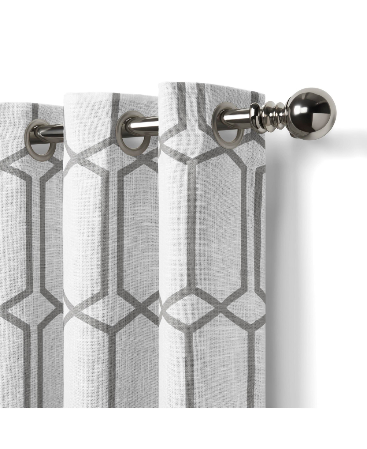Elrene Home Fashions Kaiden Geometric Room Darkening Window Curtain