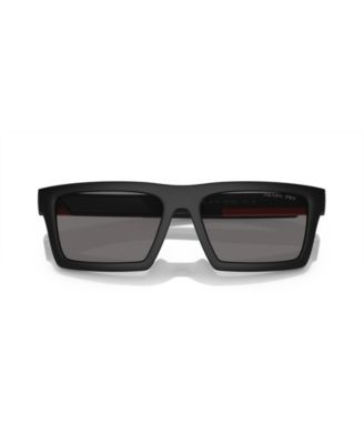 Men's Rectangle Polarized Sunglasses, PS 02ZSU