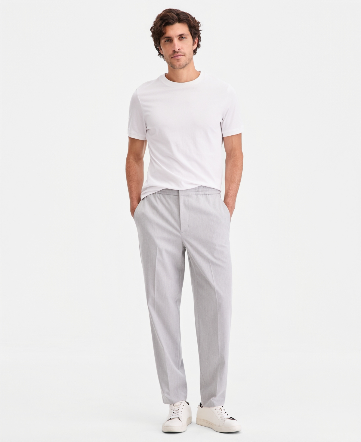Alfani Men's Althlux Refined Woven Pants, Macy's Exclusive
